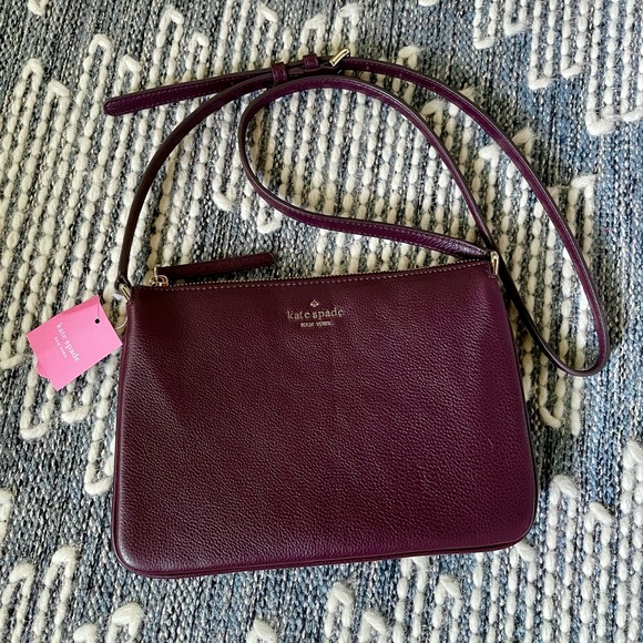 kate spade Handbags - Kate Spade Plum Crossbody Purse